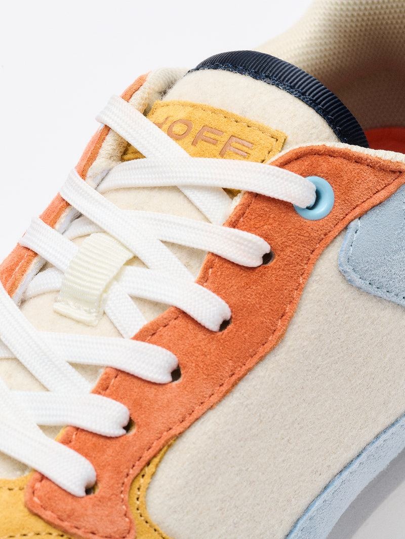 Hoff City Charleston Sneakers Damen Weiß Orange Khaki | XXC411PR