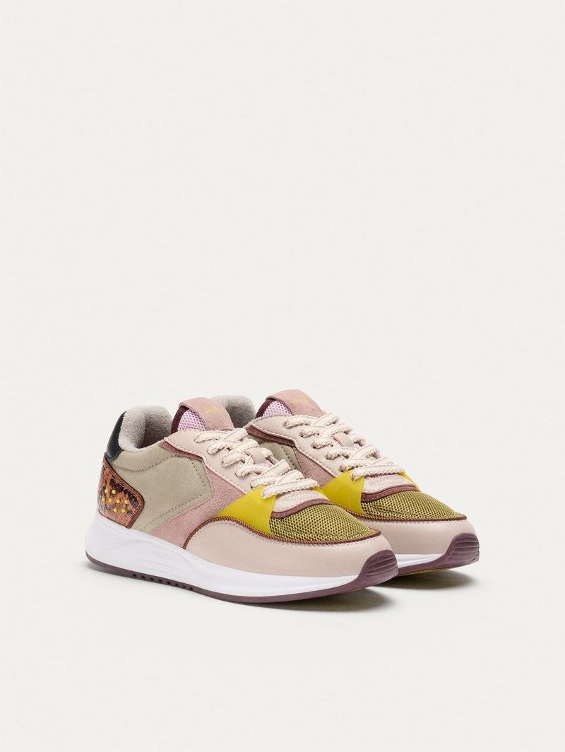 Hoff District Bourbon Sneakers Damen Rosa Gelb Grau | ONO2520XS